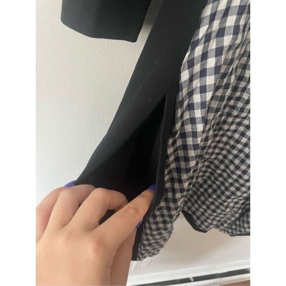 Redwood Court Size Small Long Sleeve Dress Plaid Silk Box NEW - Picture 2 of 5